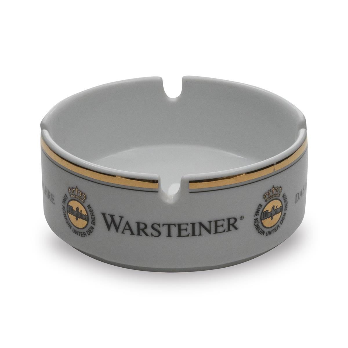 Warsteiner Aschenbecher Keramik Weiß Ø10cm Ashtray Kneipe Rauch Zigarette Smoke – Ansicht 2