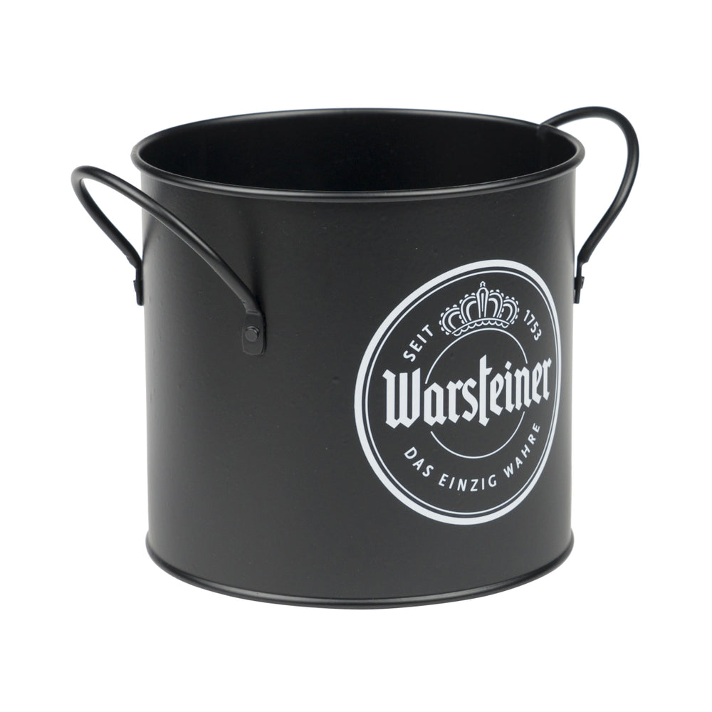 Warsteiner Bier Besteckeimer Metall Kasten matt Barhelfer Caddy Gastro Tisch