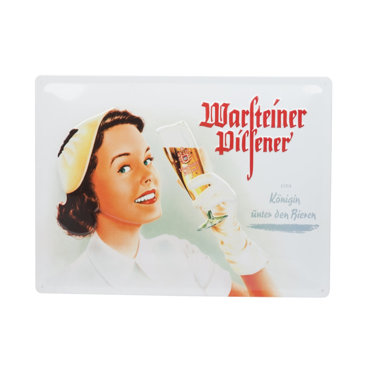 3x Warsteiner Bier Blechschild Wanddeko aus der Retro Serie Wand Tafel Metall Sign – Ansicht 2