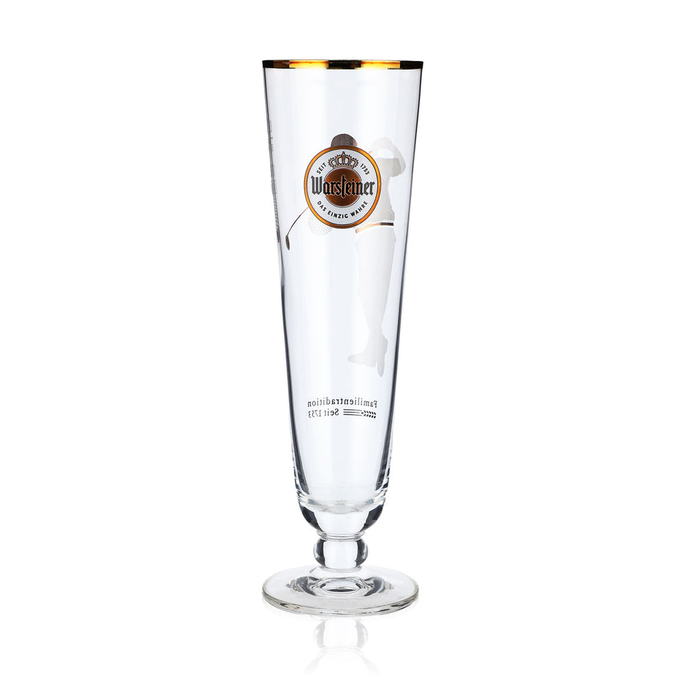 Warsteiner Bier Glas 0,25l Biergläser Sammelglas Pokal Golfspieler