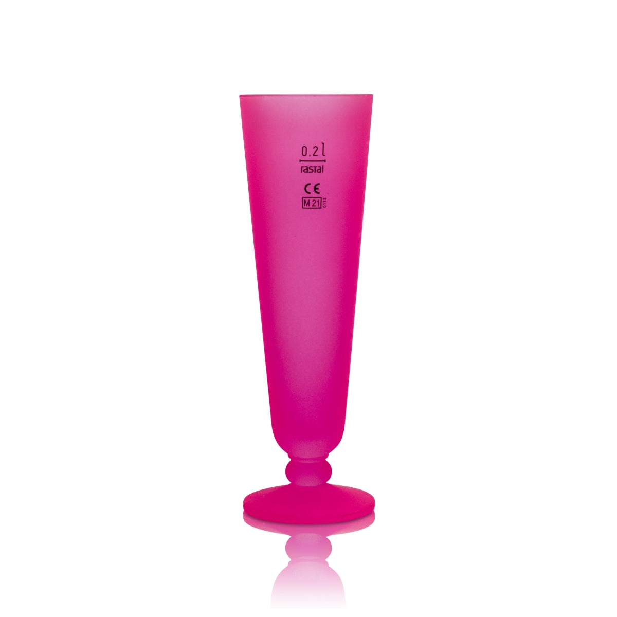 Warsteiner Bier Glas 0,2l Neon Tulpe pink Pokal Sammler Gläser Editio Pride Rosa – Ansicht 2