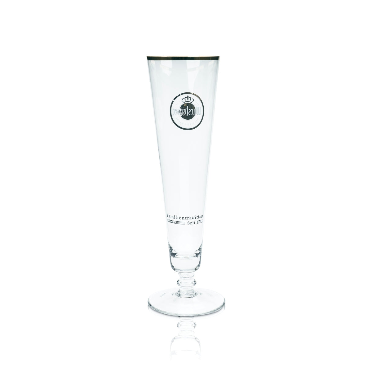 Warsteiner Bier Glas XXL 1L Magnum Tulpe Pokal Jumbo Gläser Stielglas Party – Ansicht 2