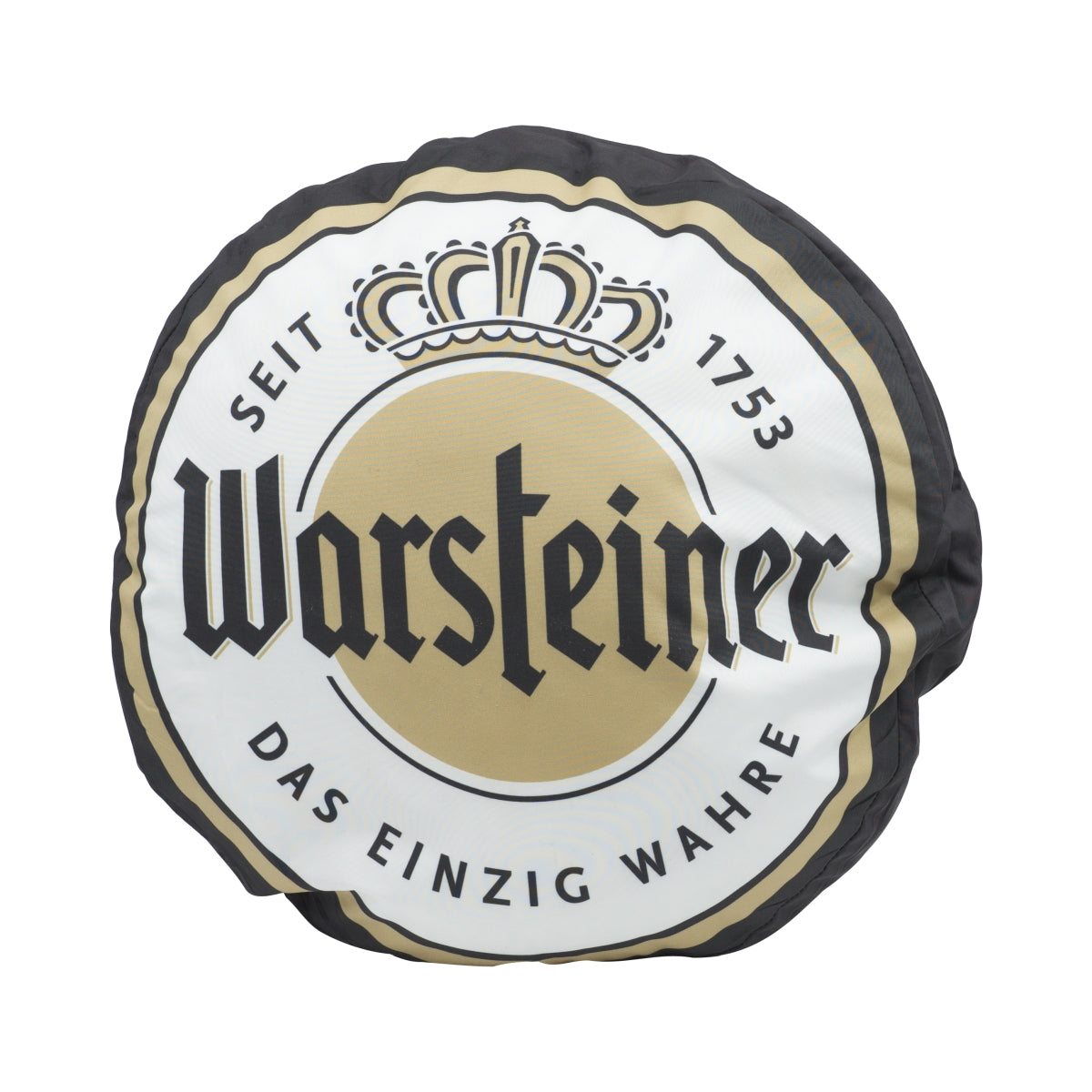 Warsteiner Bier Kissen 41 cm Rund Outdoor Lounge Sofa Stuhl Bar Deko Beer