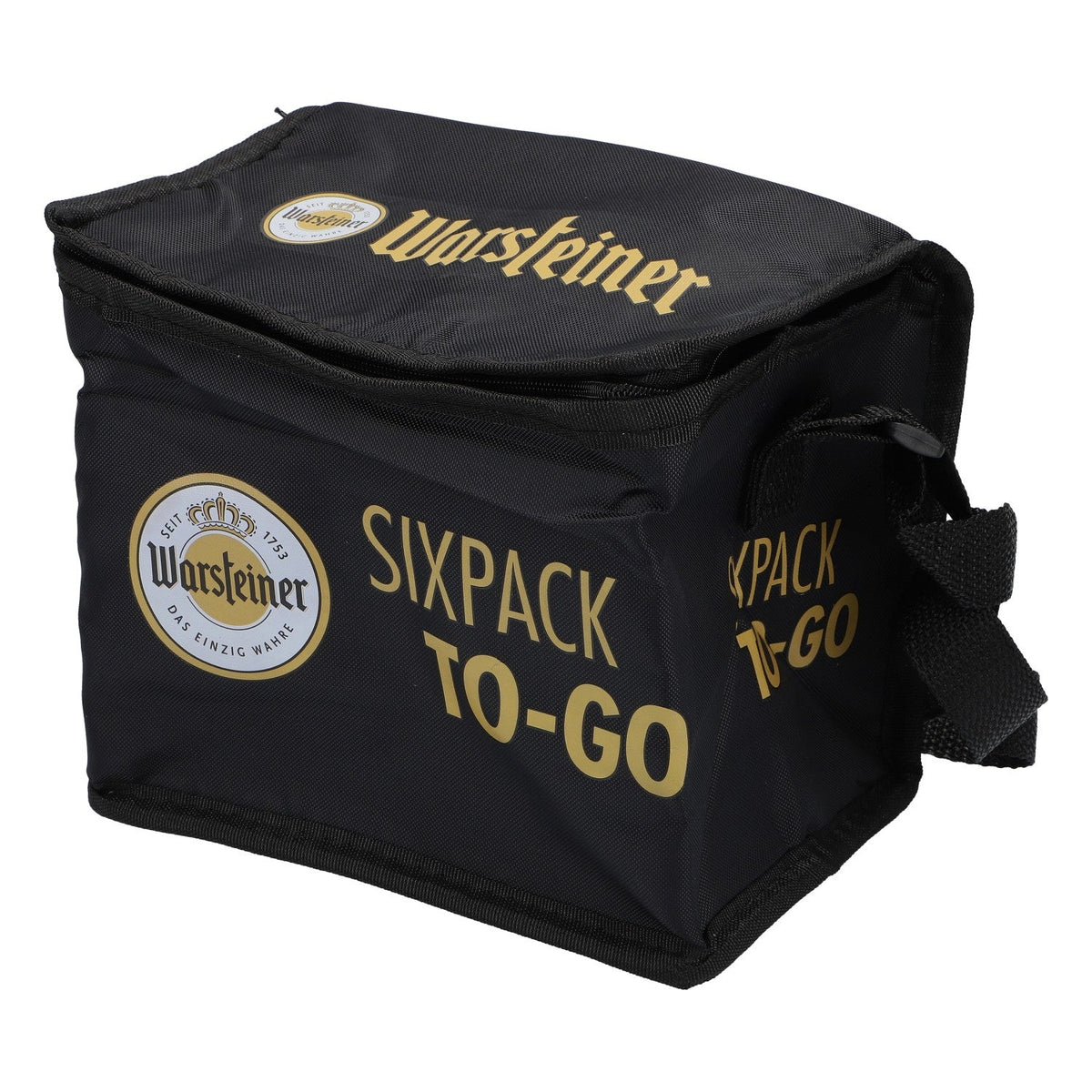 5x Warsteiner Bier Kühltasche Bier Kühltasche Kühlbox Sixpack Mini schwarz – Ansicht 2