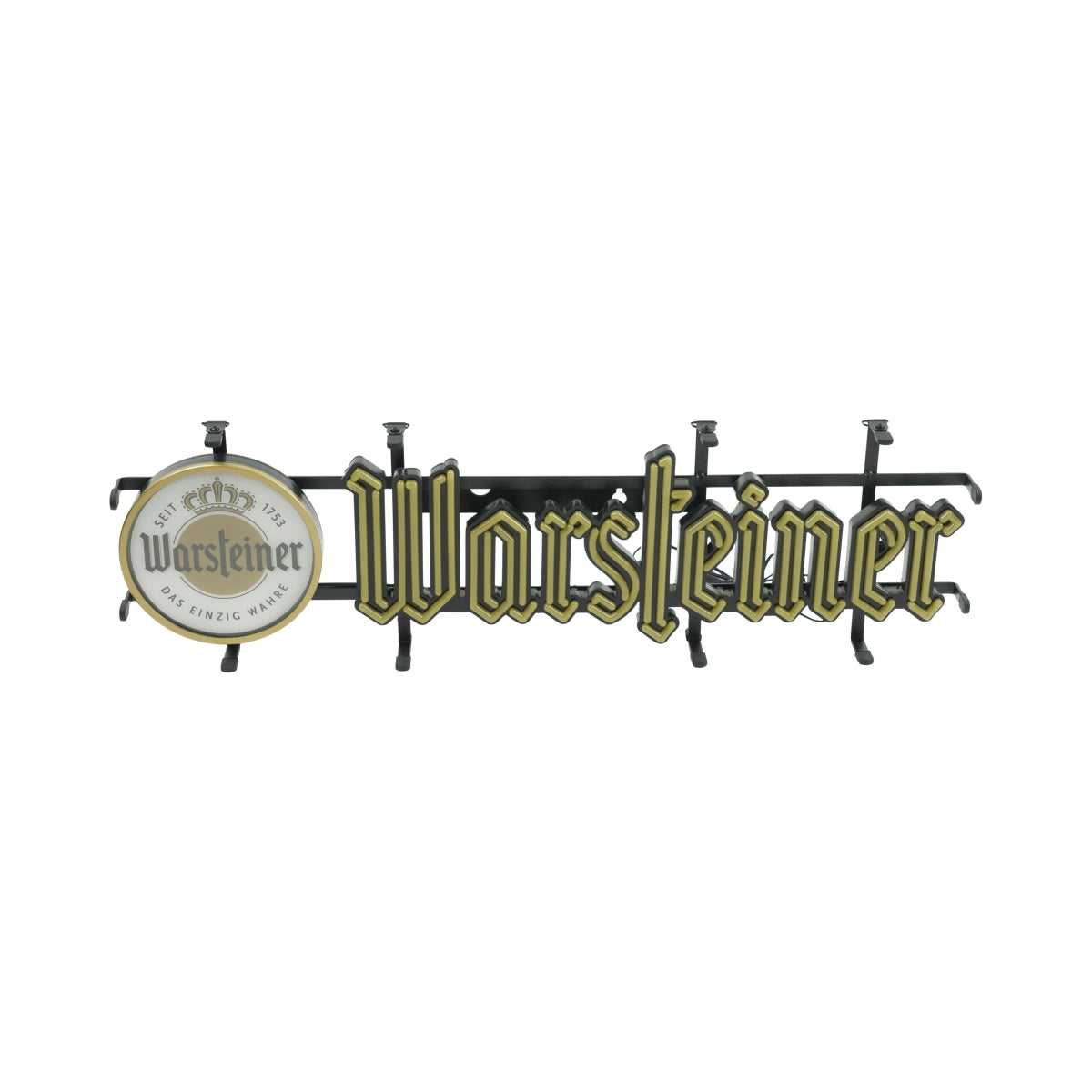 Warsteiner Bier Leuchtreklame LED Schriftzug Neon Schild Wand Tafel Werbung Bar