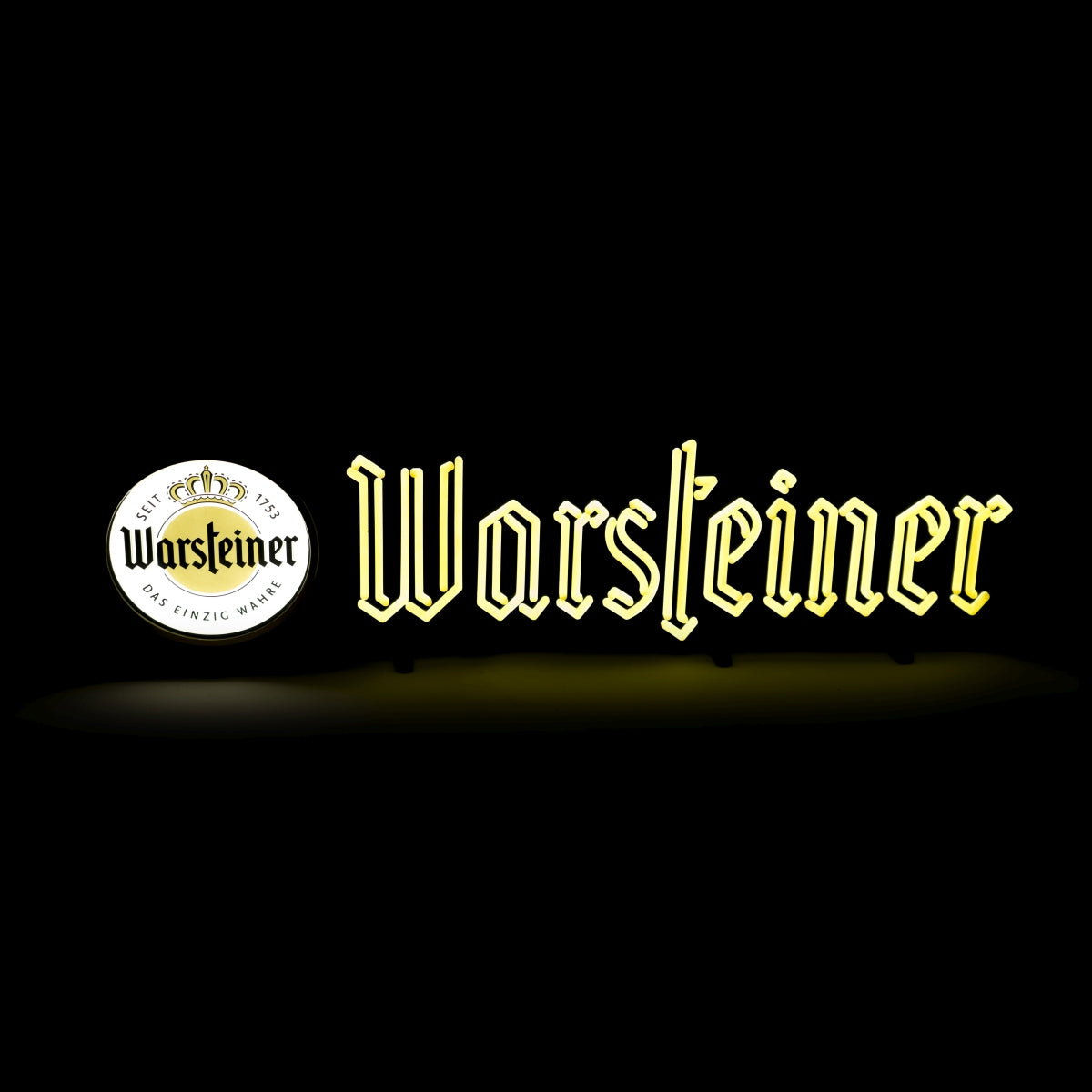 Warsteiner Bier Leuchtreklame LED Schriftzug Neon Schild Wand Tafel Werbung Bar – Ansicht 3