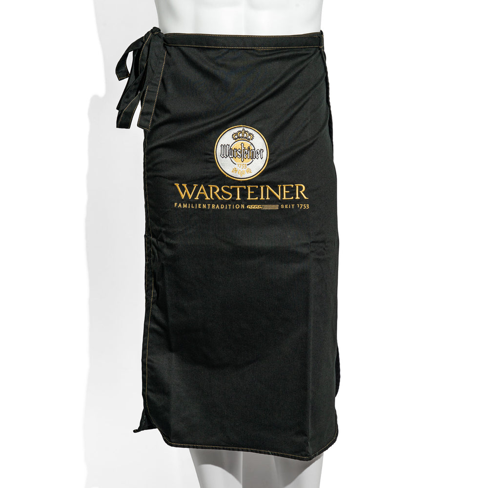 Warsteiner Bier Schürze Bistro Kellnerschürze Service Kellnerschürze Schwarz