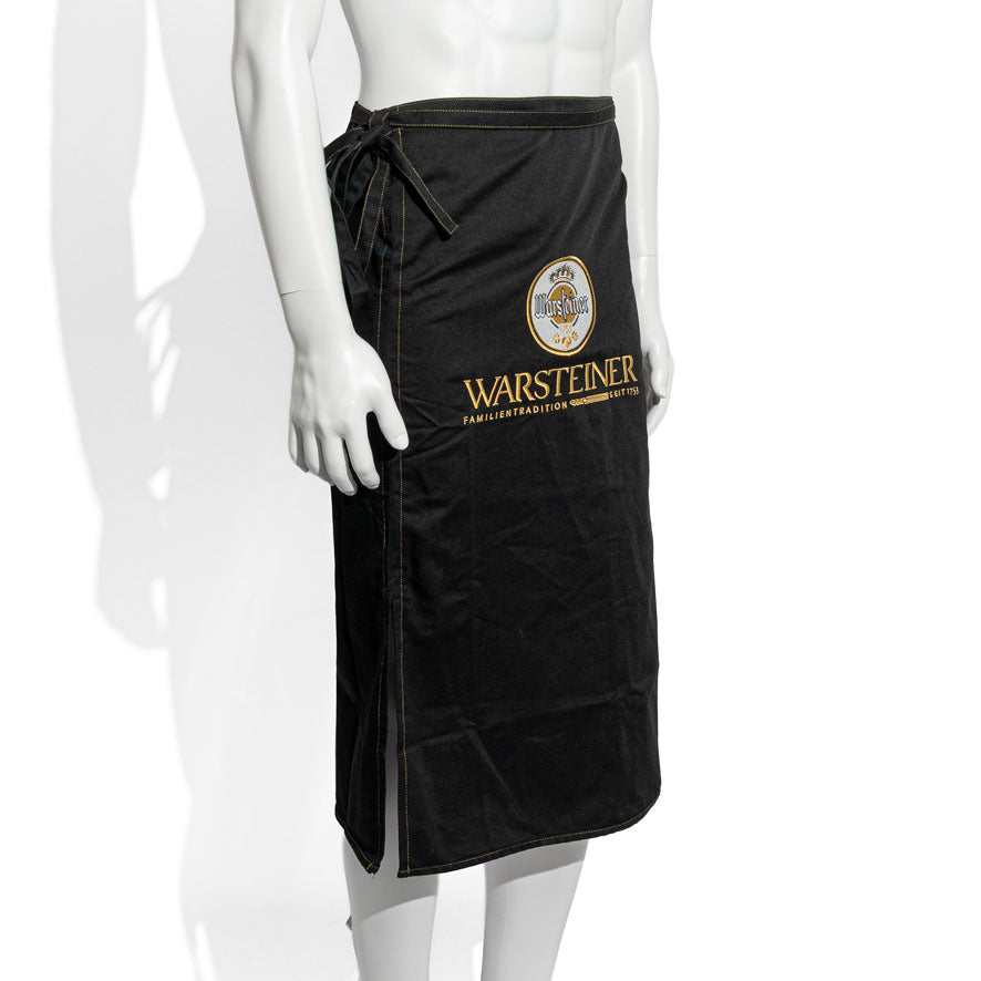 Warsteiner Bier Schürze Bistroschürze neue Collection Jeansstoff schwarz – Ansicht 2