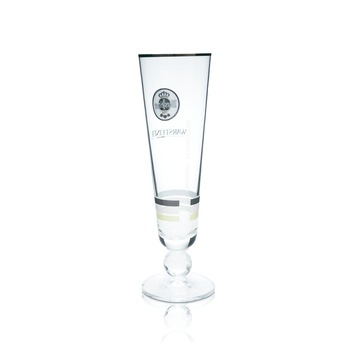 Warsteiner Bierglas Pokalglas 0,26l Pilstulpe Fan-Pokal Deutschland Fußballglas – Ansicht 2