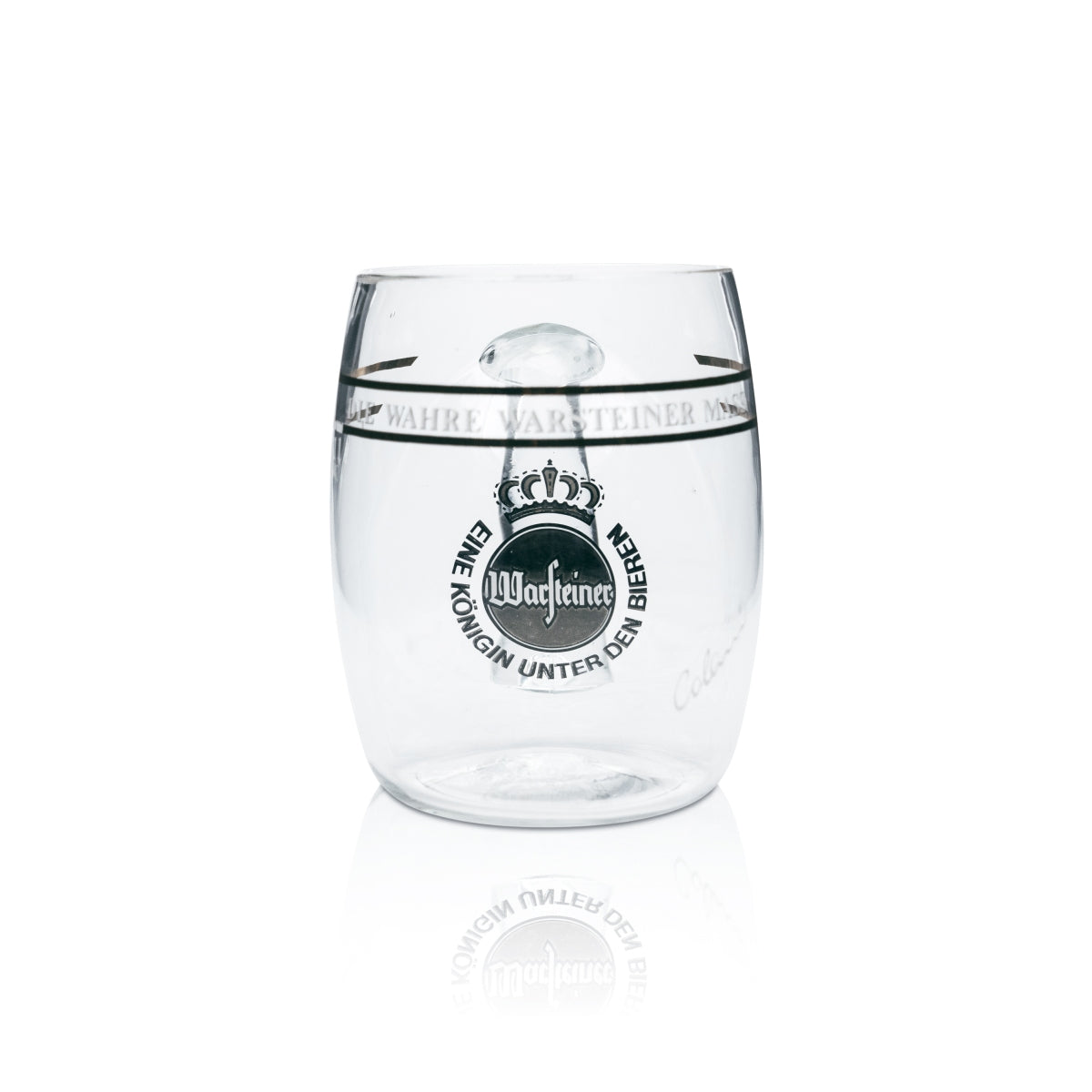 Warsteiner Bierkrug Glas 1l XL Humpen Seidel Sonderedition Gläser Wahre Freunde