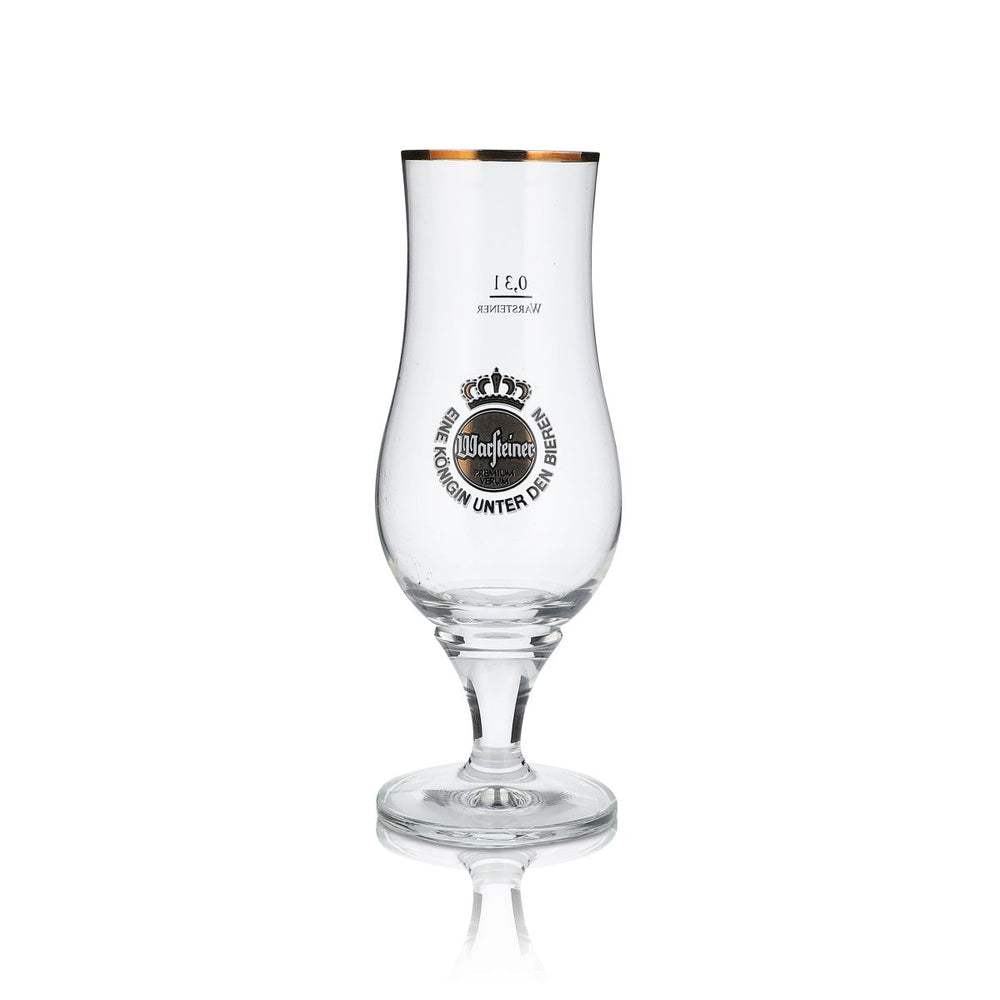 Warsteiner Glas Bier Gläser Biergläser Exclusive Pokal, bauchig Bierglas 0,3l