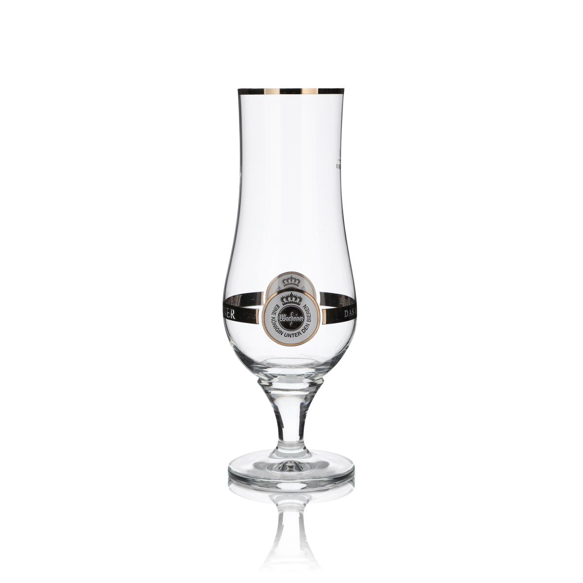 Warsteiner Pilstulpe Bierglas 0,4l Pokalglas Goldrand Kugelglas Brauerei Gastro
