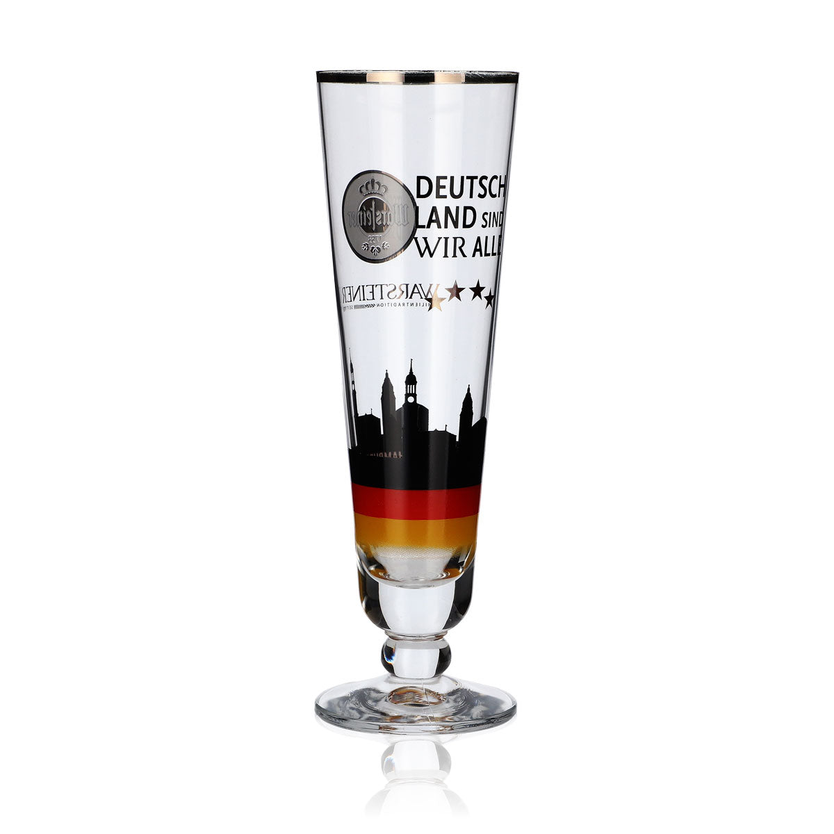 Warsteiner Sammler Glas 0,2l Pokal Hamburg Deutschland Fußball Sonderedition – Ansicht 3