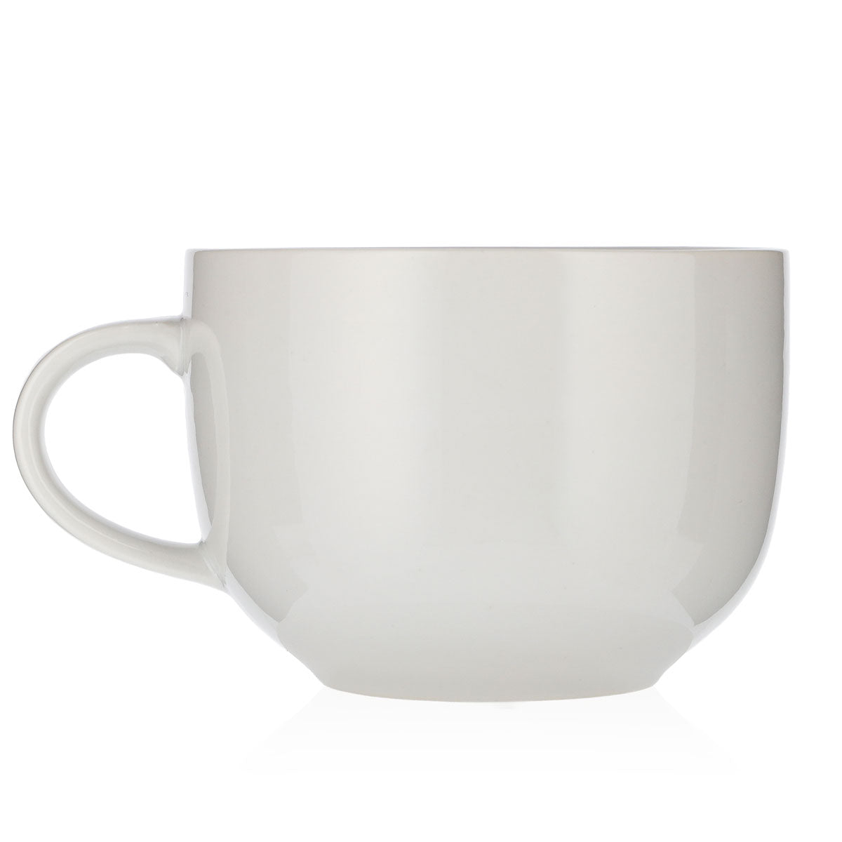 WAS Glas 0,45l Tasse Becher Kaffeetasse Milchkaffee Jumbo Porzelan – Ansicht 5