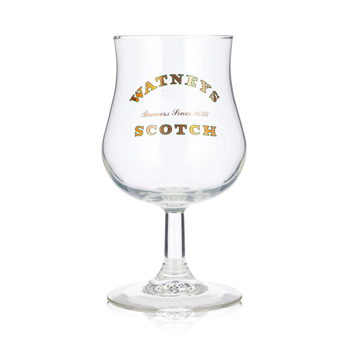 Watneys Bier Glas 0,25l Pokalgläser Stielgläser Brewers Since 1636 SCOTCH – Ansicht 2