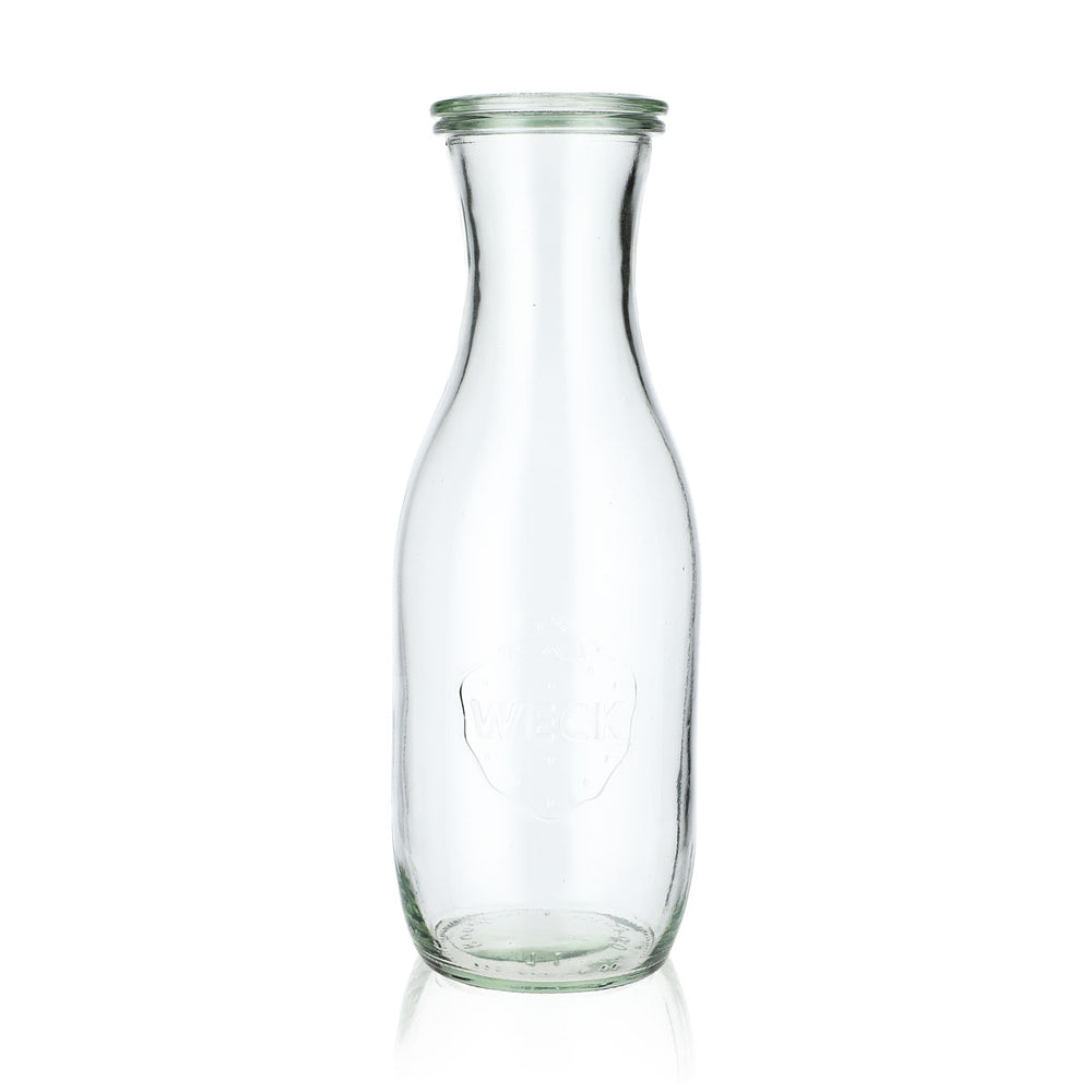 Weck Glasflasche Einmachflasche 1,062l Saftflasche mit Glasdeckel