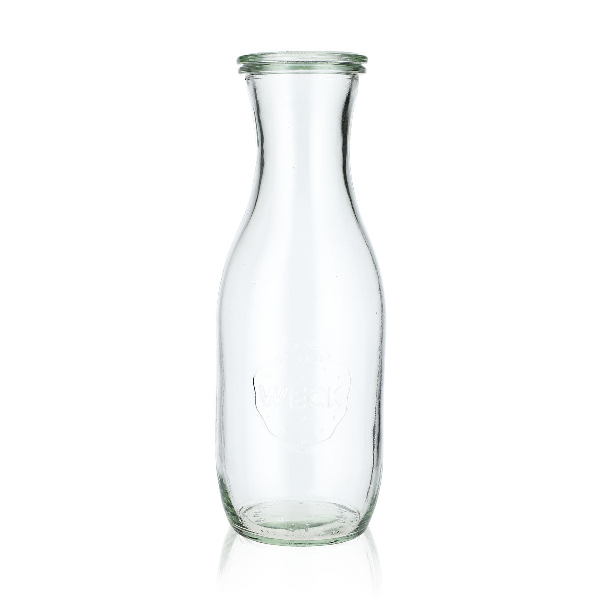 Weck Glasflasche Einmachflasche 1,062l Saftflasche mit Glasdeckel