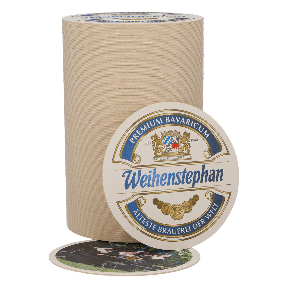 Weihenstephan Bier Bierdeckel Untersetzer Premium Bavaricum Ursprung des Bieres