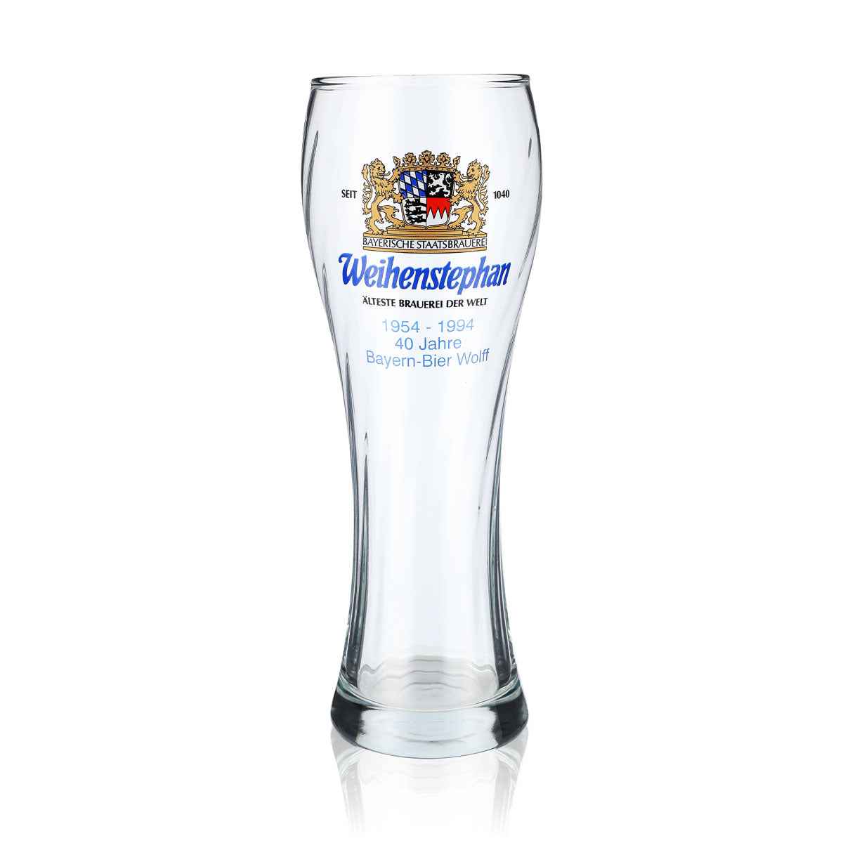 Weihenstephan Bier Glas 0,5l Gläser Weißbierglas Sonderedition 40 Jahre
