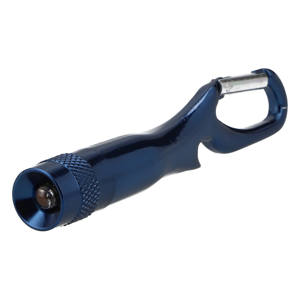 Weihenstephan Bier Taschenlampe Flaschenöffner Karabiner Metall blau