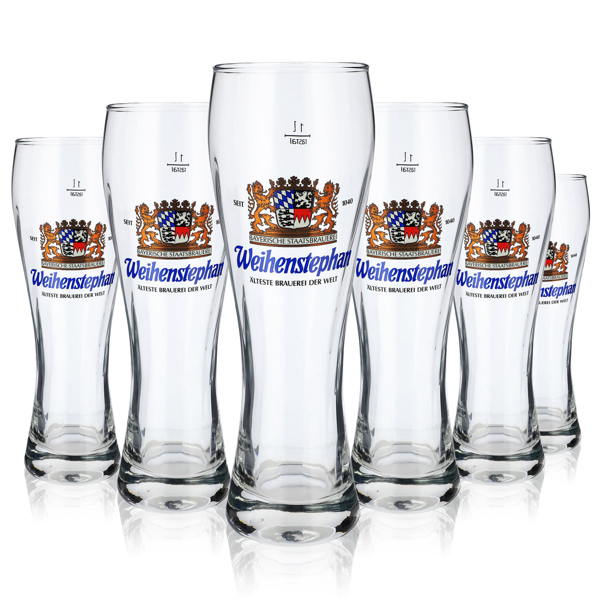 Weihenstephan XXl Bier Glas 1l Riesenglas Gigantglas Weißbierglas – Ansicht 4