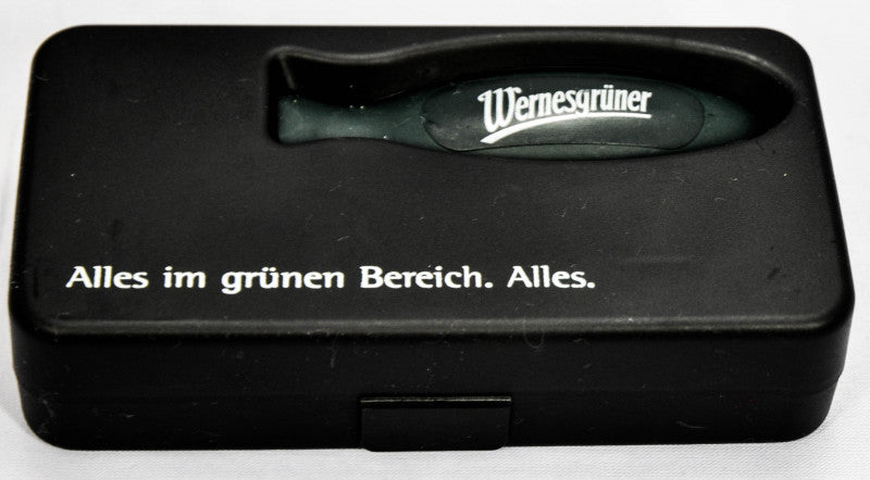 Wernesgrüner Bier Schraubendreher-Box Flaschenöffner Bit-Set Geschenk – Ansicht 2