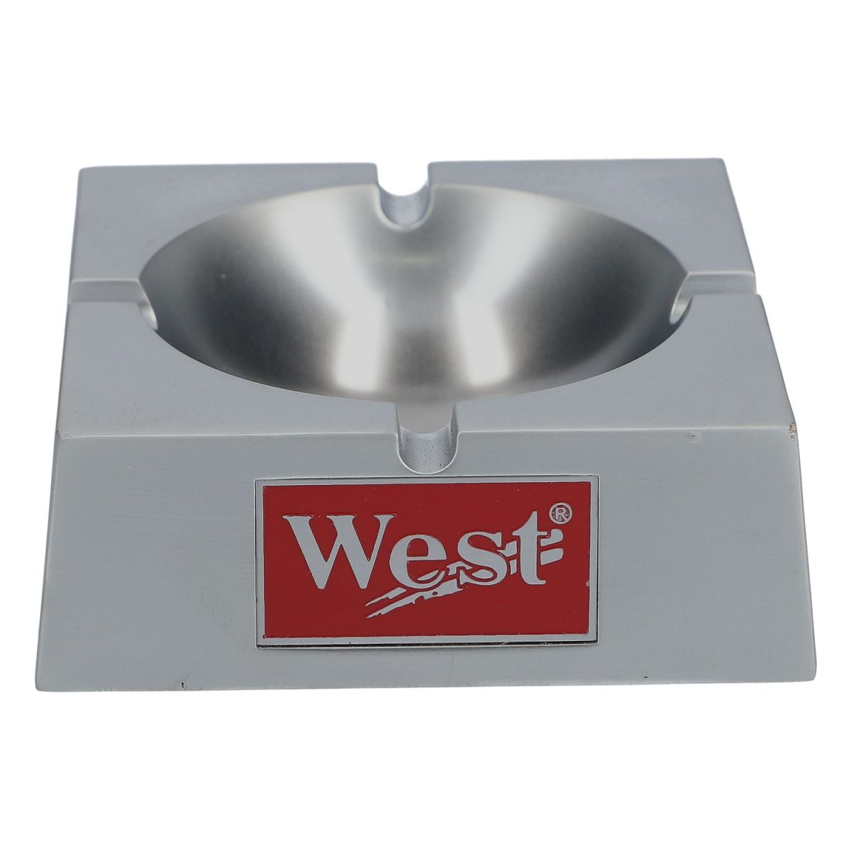 West Zigaretten Aschenbecher Ashtry Aluminium Klein Alte Ausführung