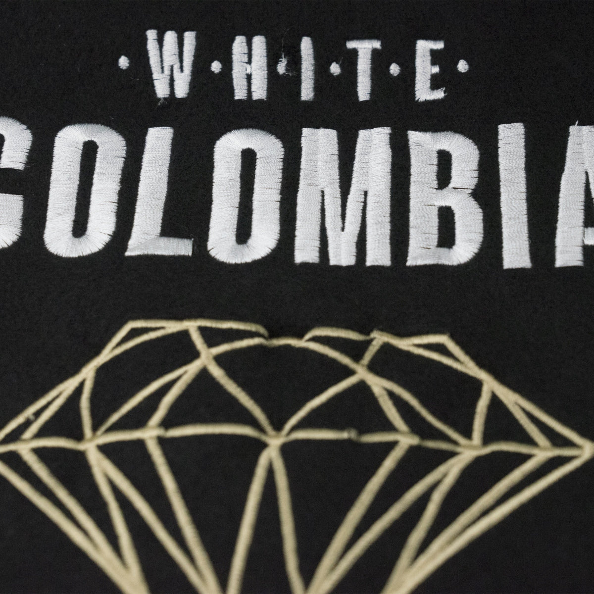 White Colombia Fleecedecke Kuscheldecke Schwarz Sofadecke Garten Gastro Wohn – Ansicht 4