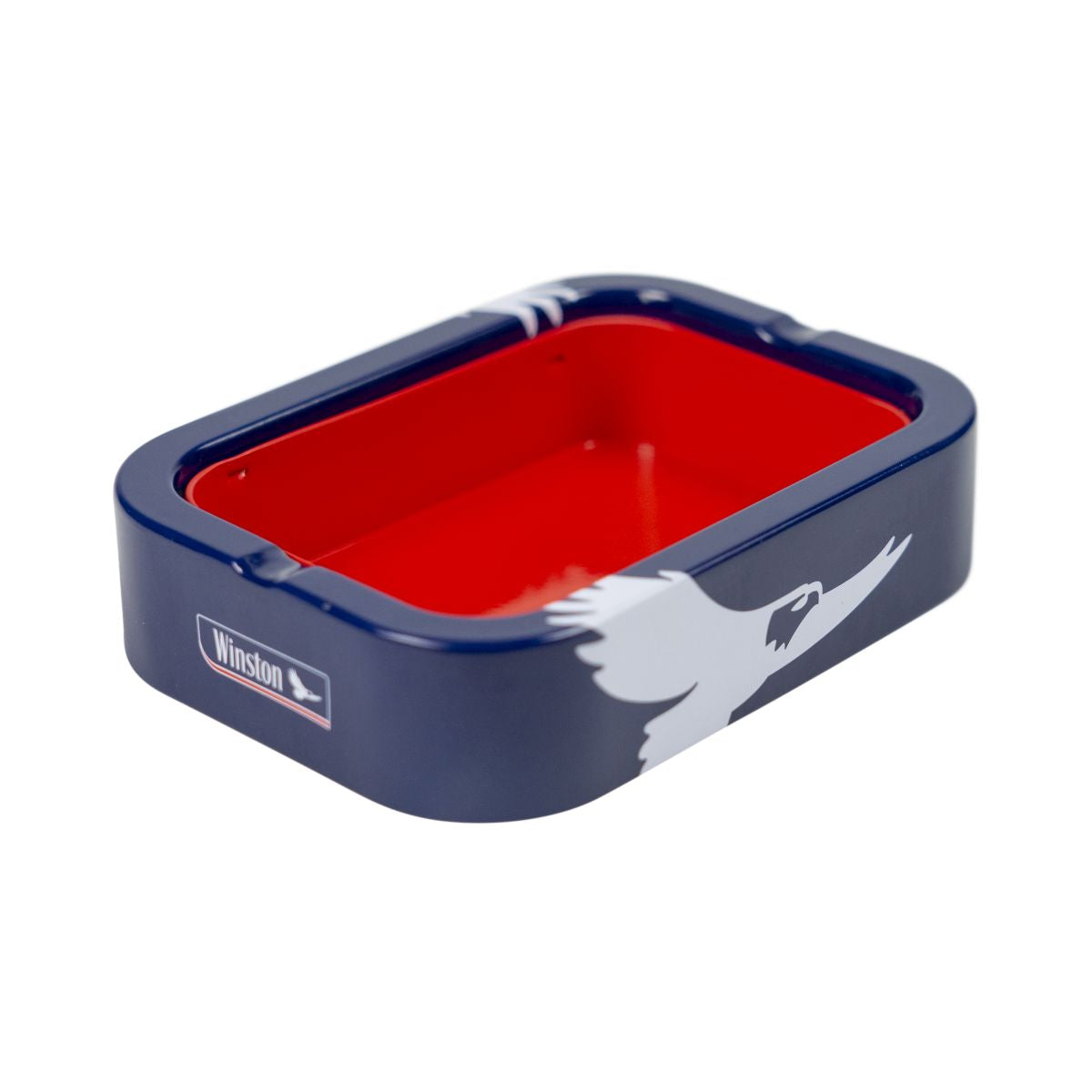 Winston Aschenbecher 12x9x3 cm Raucherteller Zigarettenablage Raucherzubehör – Ansicht 2