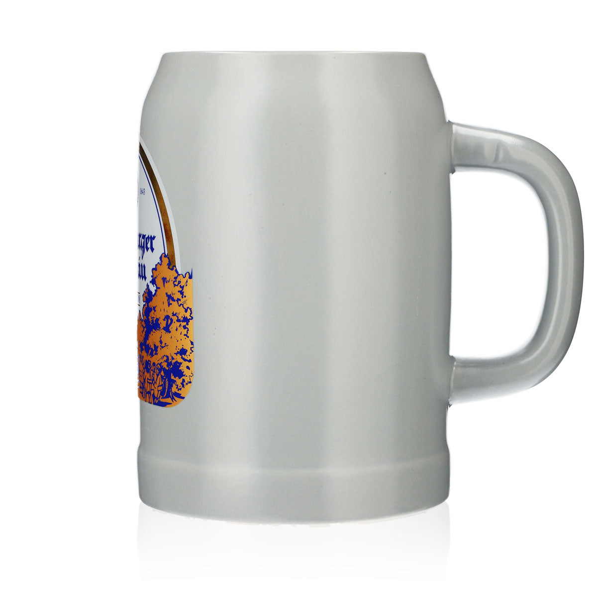 Würzburger Hofbräu Bierglas Krug Seidel Steinzeugkrug 0,7l Krug – Ansicht 5