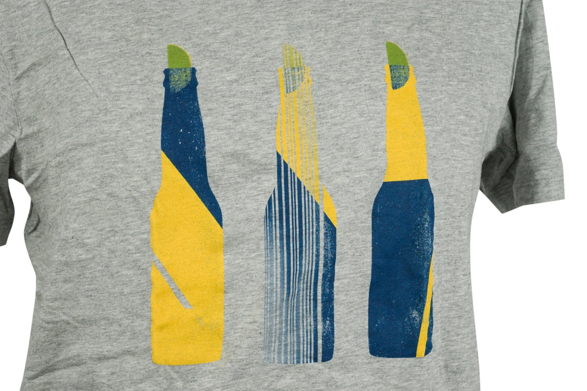 1 Corona Bier T-Shirt Variante 1 Größe M Grau Baumwolle neu – Ansicht 2