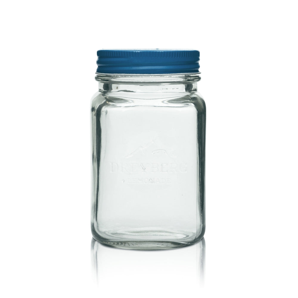 1 Dreyberg Edelweiss Glas Glas 0,4l Schraubglas mit Deckel "Lemonade" gebraucht