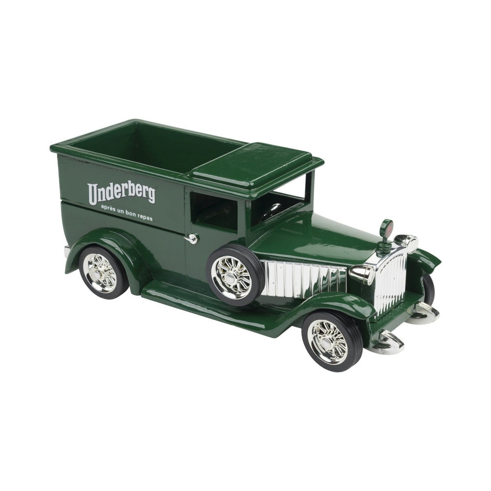 1 Underberg Likör Truck Sammlerstück "Kräuter-Mobil" 31x13x12cm Grün neu