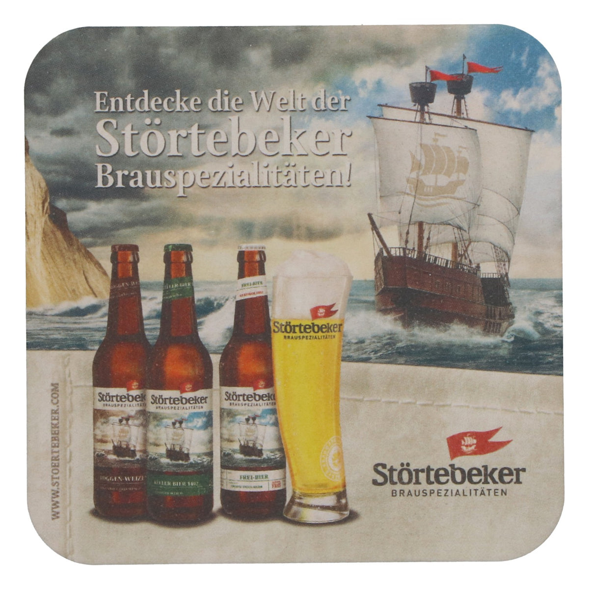 100 Störtebeker Frei-Bier Bierdeckel Untersetzer NEU Gastronomie Barzubehör – Ansicht 3