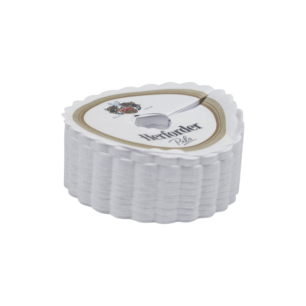 1000x Herforder Bier Pilsdeckchen Pilsrosette Tropfendecke Glas Untersetzer