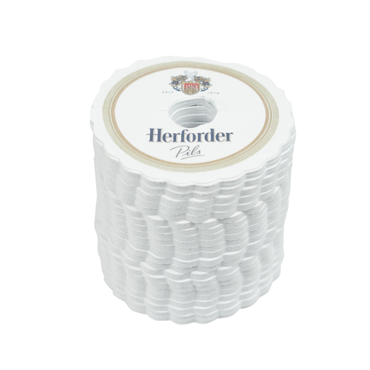 1000x Herforder Bier Rosetten Pils Kragen Tropfen Deckchen Gläser Gastro – Ansicht 3