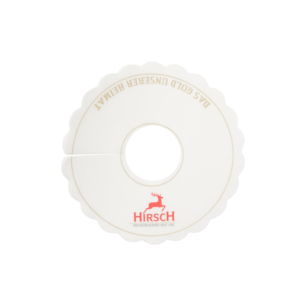 1000x Hirsch Bräu Bier Pilsrosette Tropfendeckchen Blume Untersetzer Bierdeckel