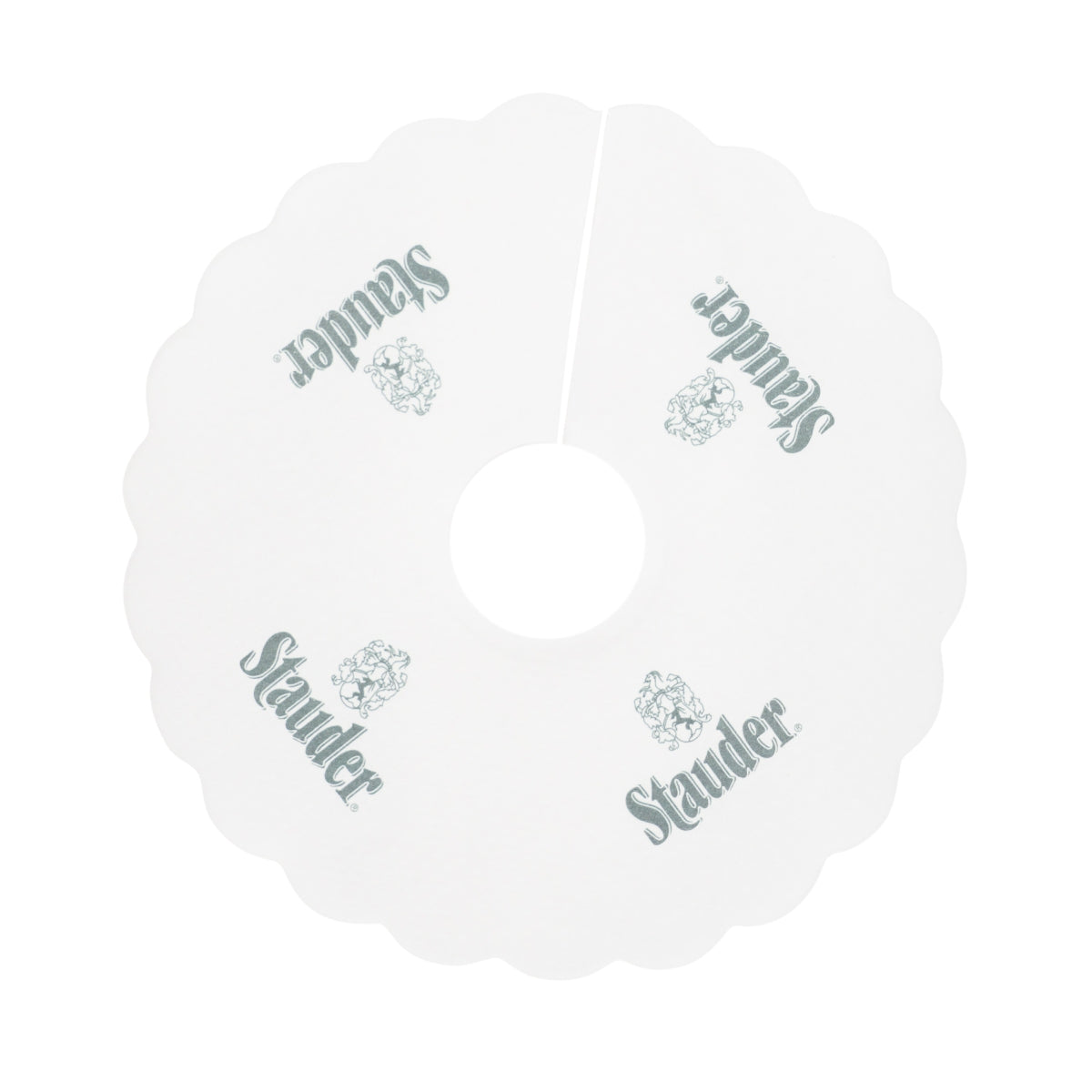 1000x Stauder Bier Untersetzer Pilsrosette Tropfendeckchen weiß Abtropf Blume – Ansicht 2