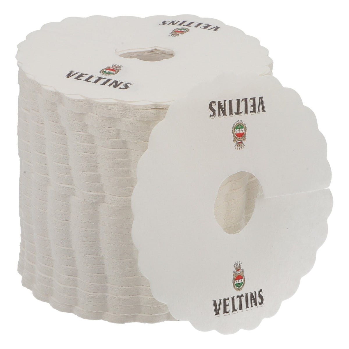 1000x Veltins Bier Tropfdeckchen Papier Pilsdeckchen Tropfenfänger Papieruntersetzer