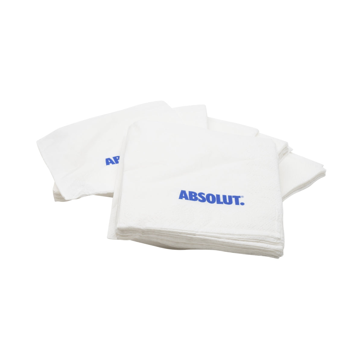 100x Absolut Vodka Servietten Weiß blaue Schrift – Ansicht 3