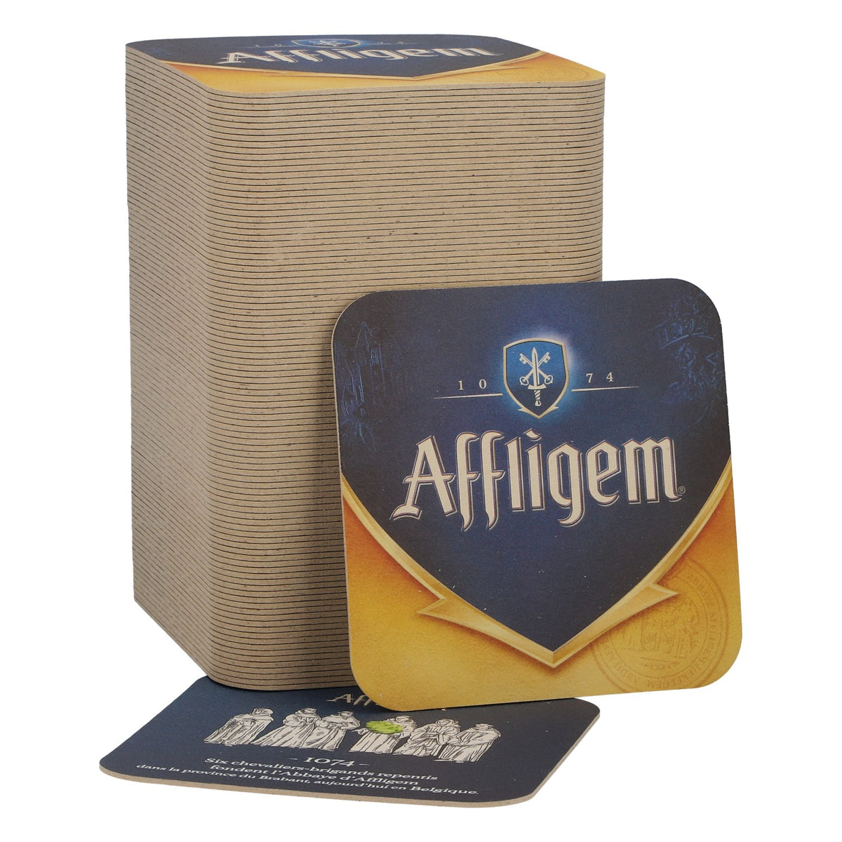 100x Affligem Bierdeckel 9x9 cm
