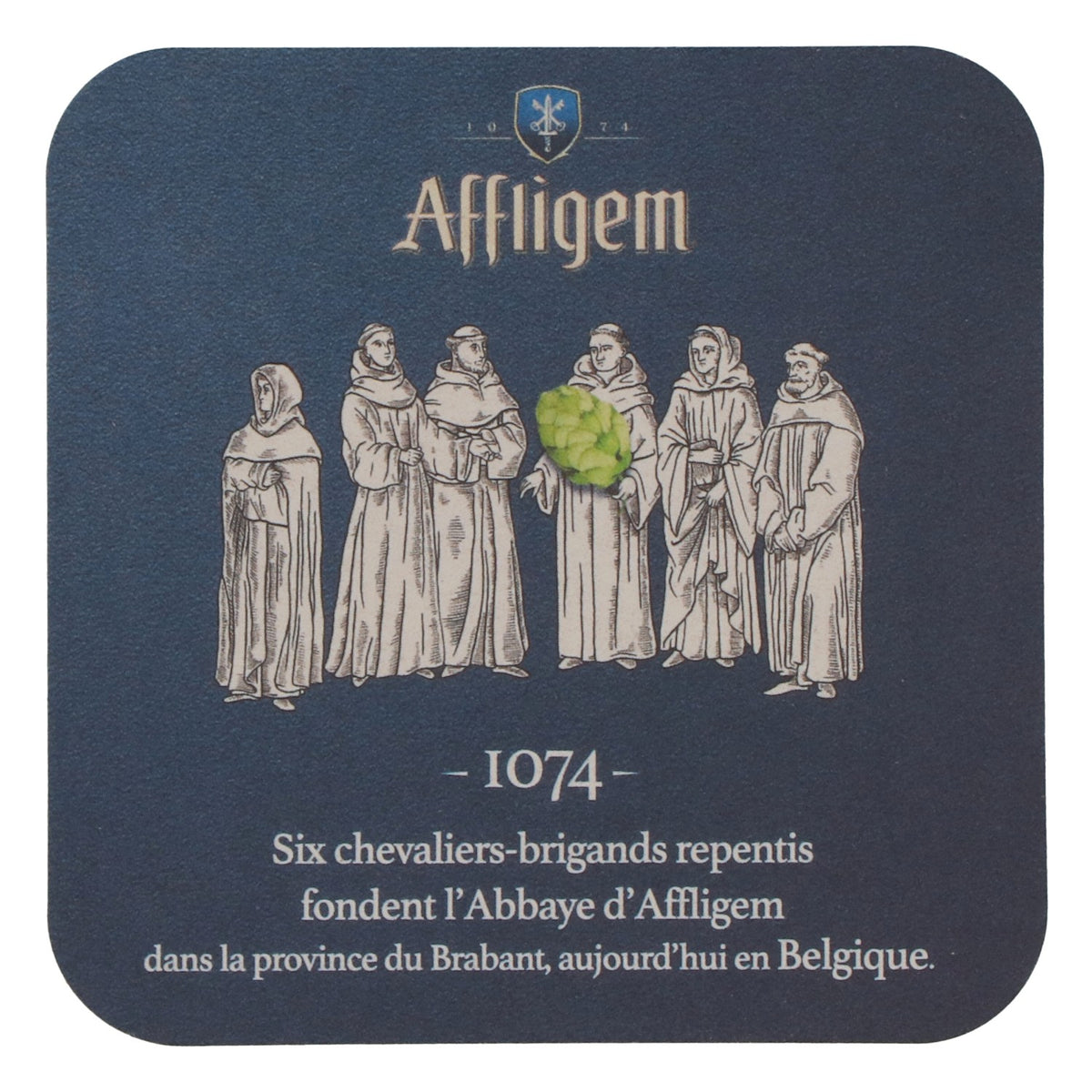 100x Affligem Bierdeckel 9x9 cm – Ansicht 4
