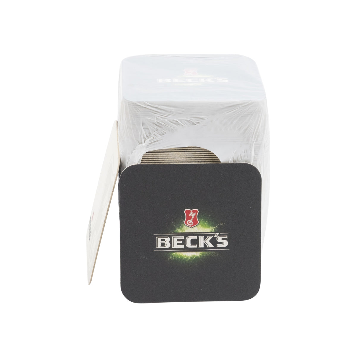 100x Becks Untersetzer Bierdeckel Coaster Beer Lid Cover Mat Tropfschutz Gastro – Ansicht 2
