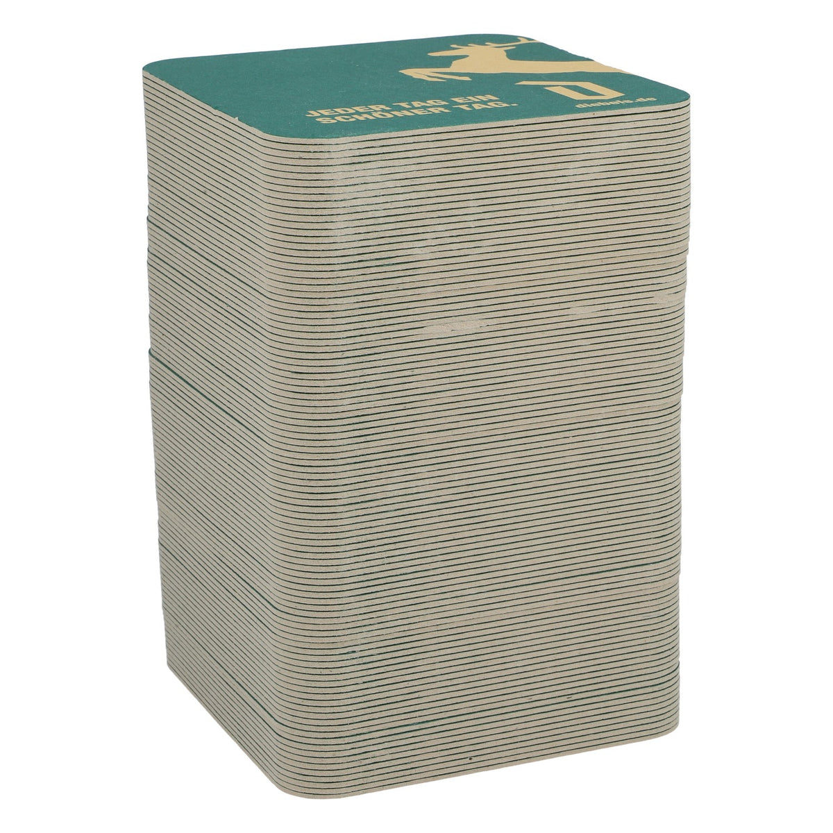 100x Diebels Bier Bierdeckel Untersetzer Pappuntersetzer Glasuntersetzter 9x9 cm grün – Ansicht 2