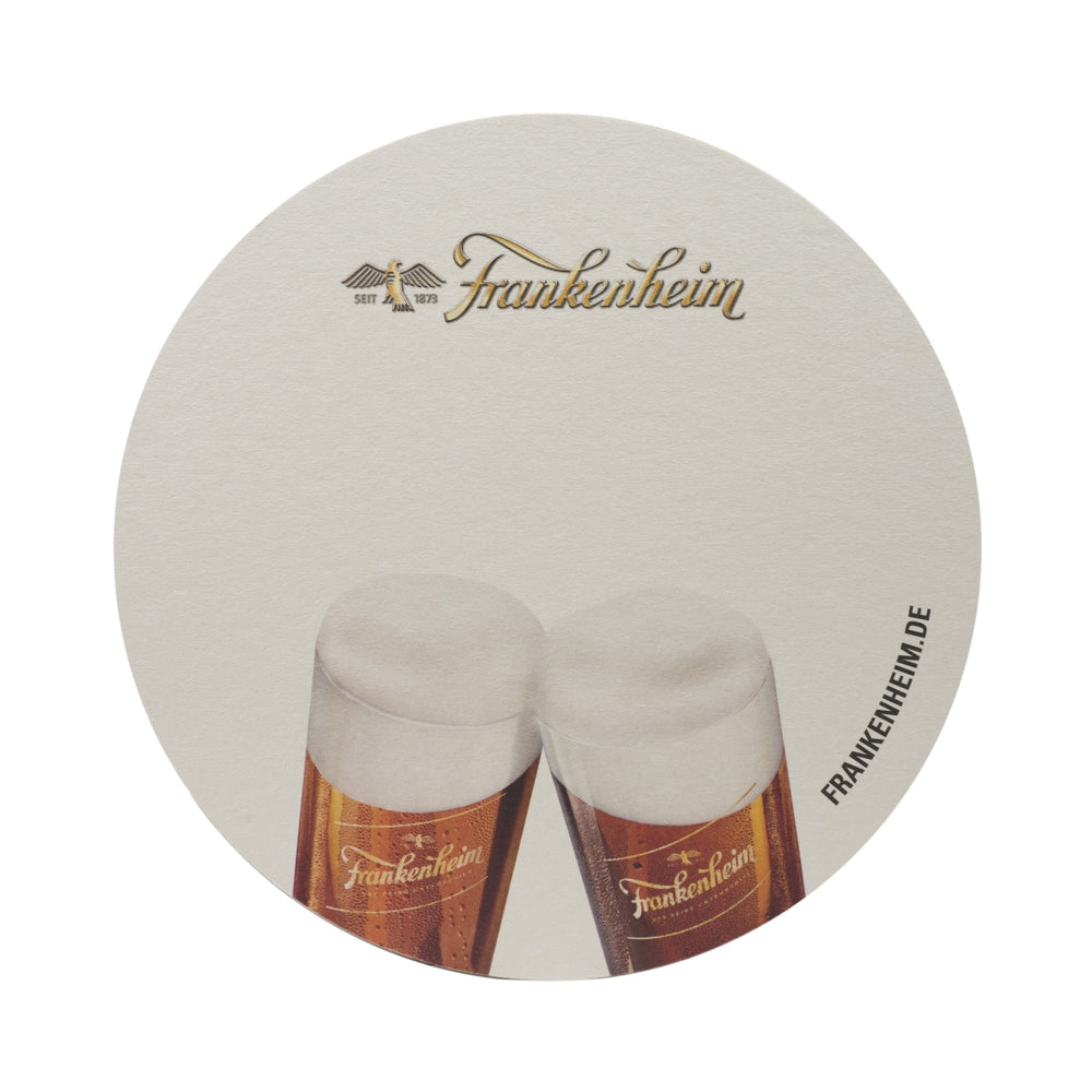 100x Frankenheim Bier Tabletteinleger 28cm Durchm. XL Bierdeckel Untersetzer