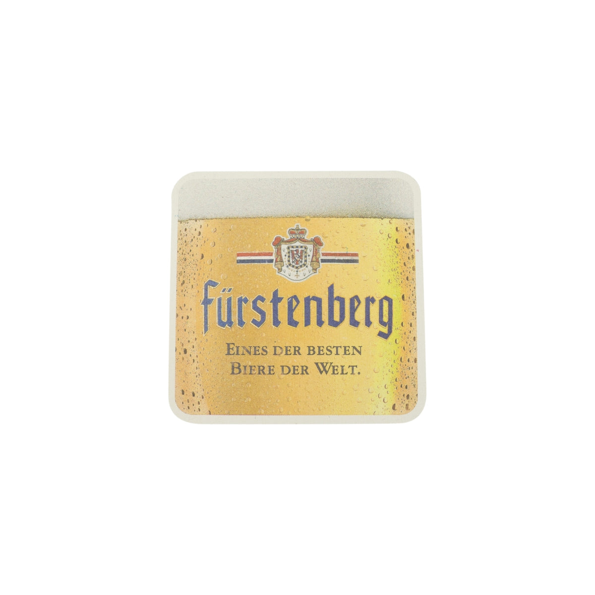 100x Fürstenberg Bier Bierdeckel 10x10cm Bierschaum Untersetzer Glas Bierfilz