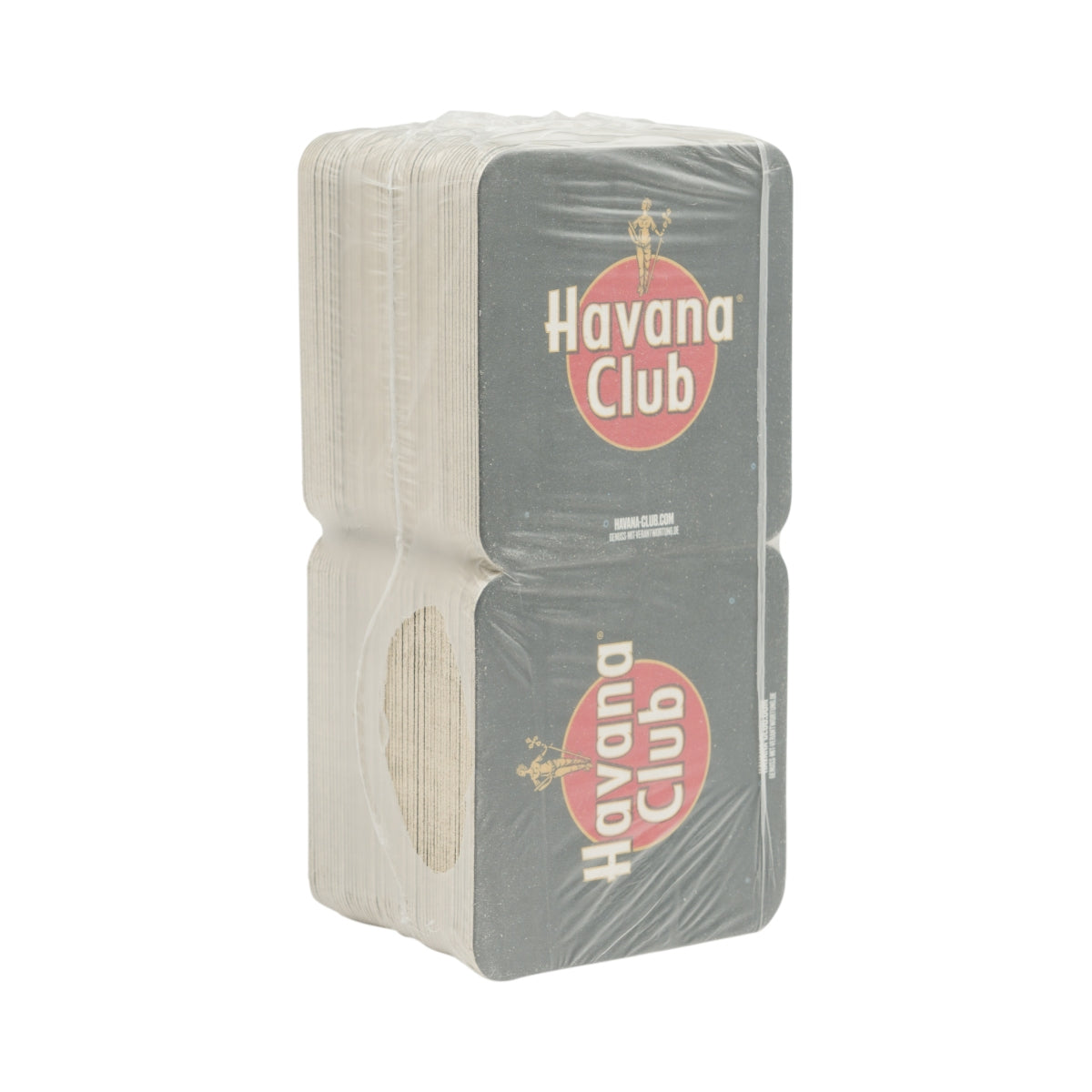 100x Havana Club Rum Untersetzer Bierdeckel Schwarz 9x9cm Mojito Bierfilz Glas – Ansicht 4