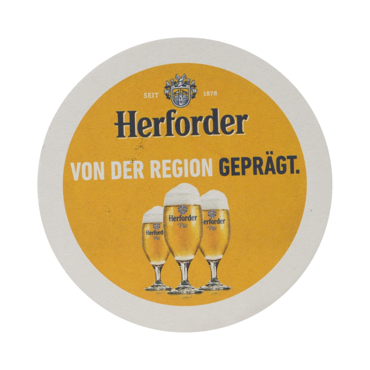 100x Herforder Bierdeckel Untersetzer Gläser Bierfilz Tisch Schoner Gastro – Ansicht 5