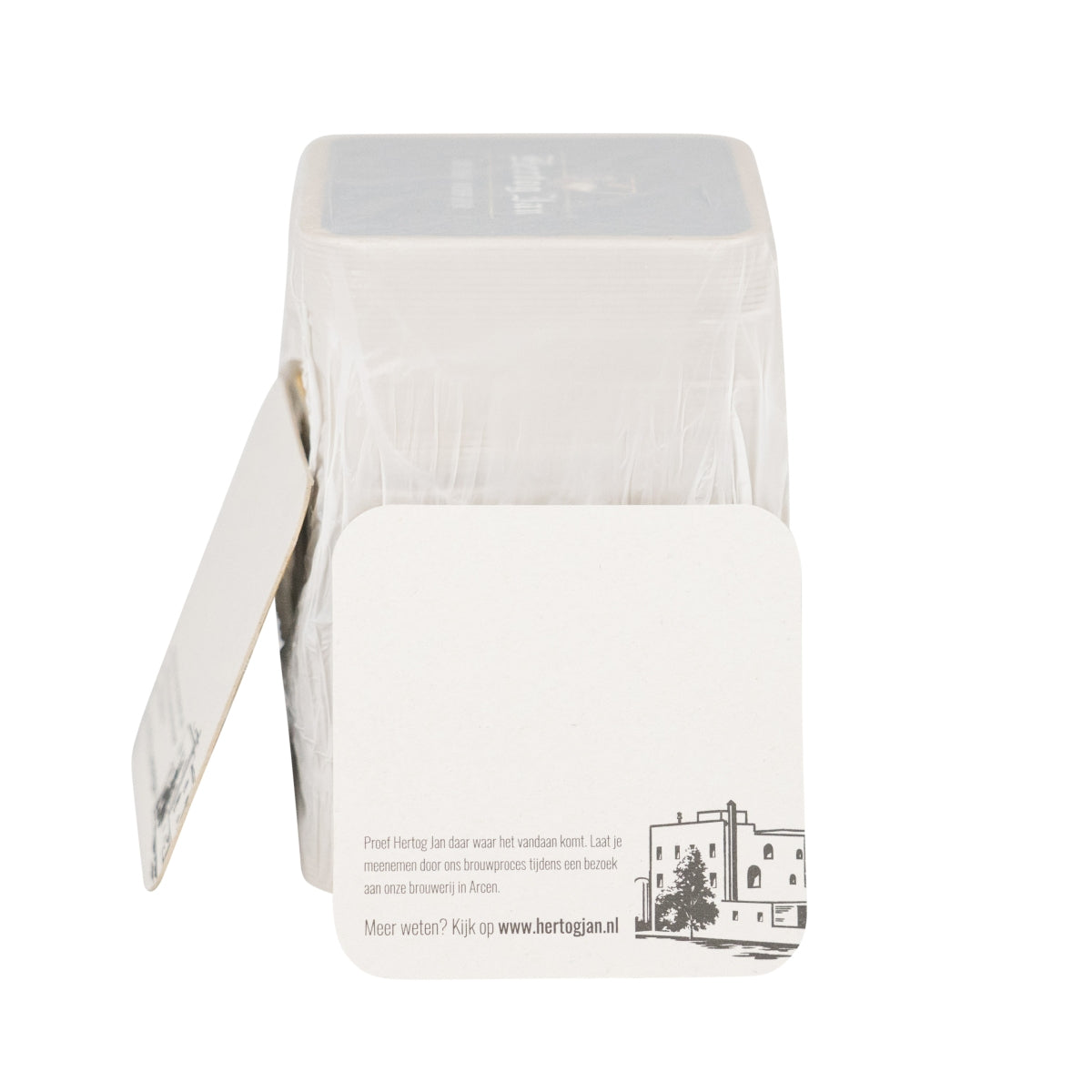 100x Hertog Jan Bierdeckel Untersetzer Quadratisch 9x9cm Coaster Tropfschutz – Ansicht 3