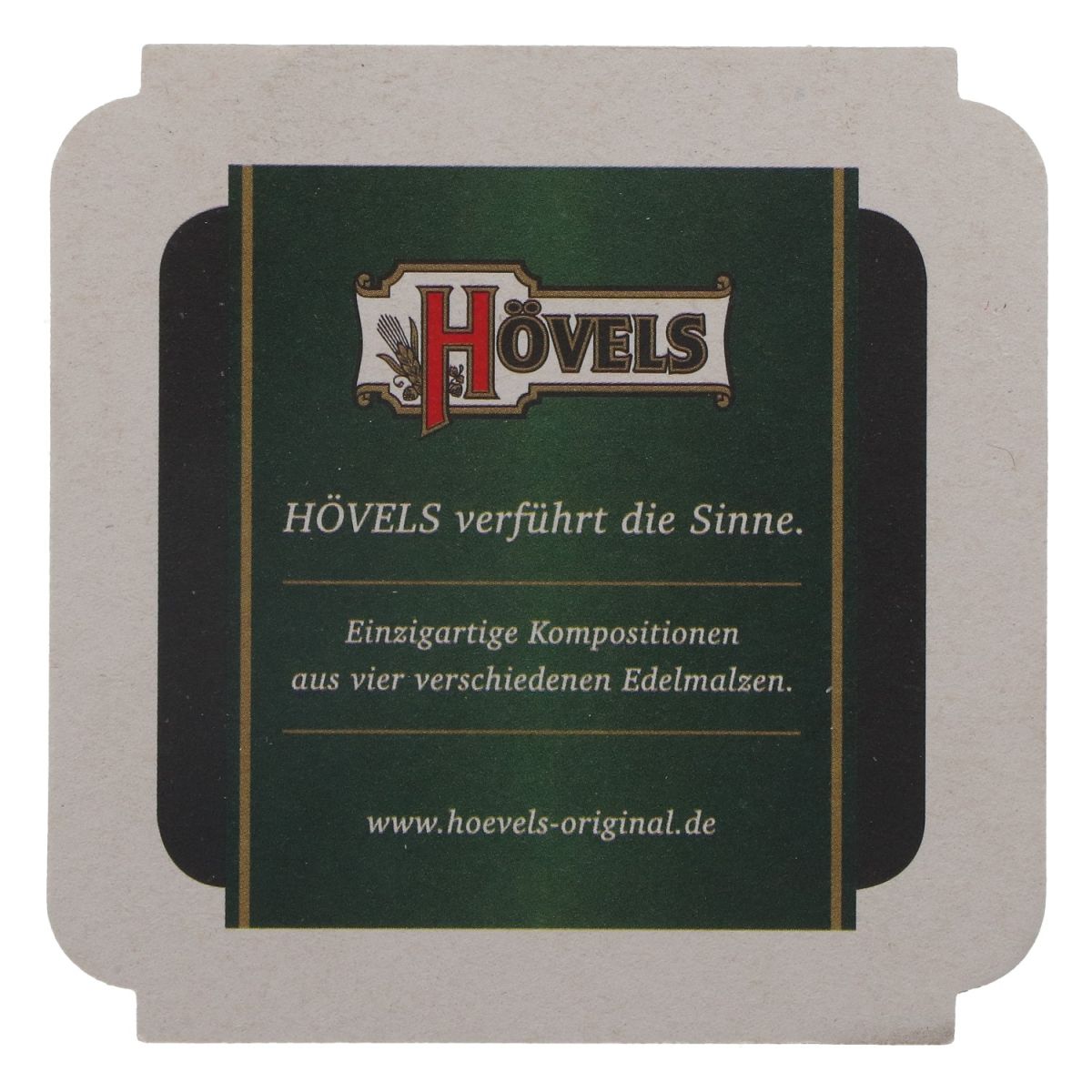 100x Hövels Untersetzer Bierdeckel 9,5x9,5cm Untersetzer Tropfschutz Gastro – Ansicht 5